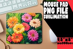 Oil Flower Art for Custom Sublimation Round Design PNG Product Image 1