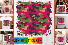 Cheerful TOTE BAG Sublimation Art, Funky Pattern Product Image 1