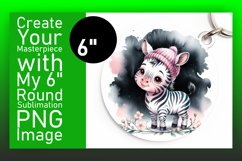 Vibrant Round Design for Keychains , Animals Product Image 1