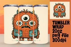 Original 20oz Tumbler Artwork , Monster Product Image 1