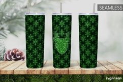 Christmas Glitter Tumbler Sublimation | PNG Bundle | Tumbler Product Image 8