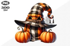 Halloween Pumpkin Sublimation - Clipart PNG Design Product Image 1