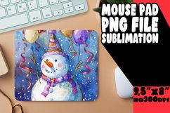 Beachy Christmas Chill: Sunny Mouse Pad PNG Product Image 1