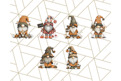 Thanksgiving Gnome Clipart PNG Cute Fall Gnomes, Gnome Png Product Image 3