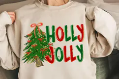 Preppy Christmas Png Glitter Coquette Christmas Tree Png Product Image 2
