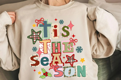 Tis The Season png, Retro Christmas PNG, Y2K Christmas Png Product Image 2