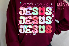 Love Like Jesus png, Valentine Christian png, Jesus png Product Image 5