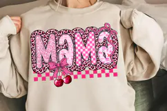 Leopard Mama Valentine PNG, Retro Mama Valentine Png Product Image 3