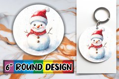 Glamorous Round Design for Sublimation , Holiday Animals Product Image 1