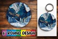 Mosaic Magic Car Coasters: Shimmering Splendor Product Image 1