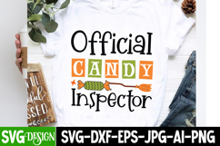 Official Candy Inspector SVG Cut File,Halloween SVG Design Product Image 2
