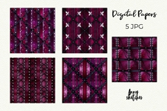 Dark Burgundy Seamless Pattern Gothic Romance Background Product Image 3
