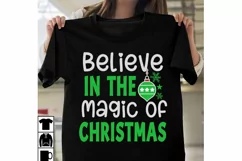 Believe in the Magic of Christmas SVG Cut File,Christmas SVG Product Image 1