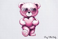 Retro Valentine Day Clipart PNG Product Image 1