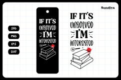 True Crime Bookmark Saying SVG | If It's Unsolved Product Image 3