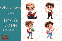 Boy Teacher Clipart PNG, Cute Male Teacher Illustration Product Image 1