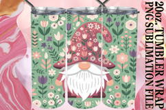 Cozy Escapes 20oz tumbler wrap, Gnomes Product Image 1