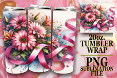 SWEET MOMENTS 20oz TUMBLER WRAP, Flowers Product Image 1