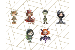 Halloween Whimsy Clipart, Cute Costume PNG Graphics Product Image 3