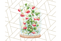 Alien Christmas Clipart, Cute Outer Space Holiday PNG Product Image 3