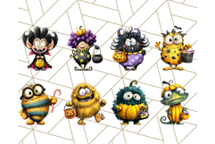 Monster Kids Clipart PNG, Cute Halloween Costume Art Product Image 7