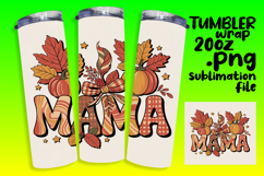 Stylish 20oz Tumbler Template , Mama Product Image 1