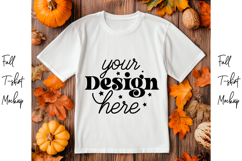 Fall t-shirt mockup, Fall mockup Product Image 1