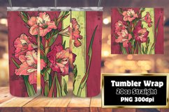 Colorful Floral Patterns for 20oz Tumbler Sublimation Product Image 1