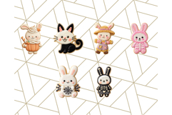 Halloween Bunny Cookie Clipart, Frosted Cookie Bunnies Png Product Image 3