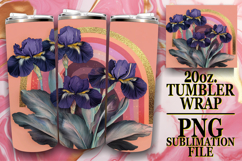 SWEET VIBES 20oz TUMBLER WRAP, Rainbow Product Image 1