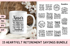 15 Heartfelt Retirement Quote SVG Bundle Product Image 1