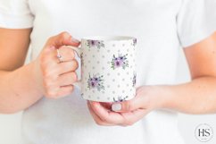 14 Shabby Chic Flowers Mug Sublimation PNG Bundle, Mug Wrap Product Image 3