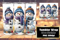 Christmas Gingerbread Man Tumbler 20oz Winter Wrap Product Image 1