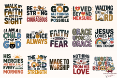 Christian Quotes PNG Sublimation Bundle | 38 Religious PNGs Product Image 2