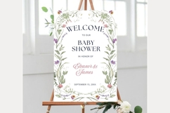 Baby Shower Welcome Sign Template 263 Product Image 1