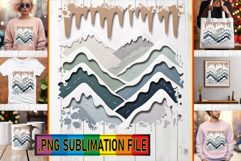 Cozy TSHIRT Art Ideas PNG, Winter Product Image 1