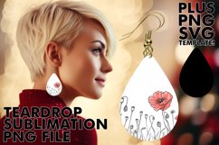 Whimsical Teardrop Flower Patterns Product Image 1