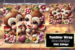 Sublimation Ready 20oz Tumbler , Cupid Product Image 1