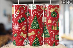 Christmas Tree Tumbler Wrap -High Quality 300 Dpi Product Image 1