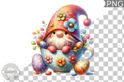 Easter Gnome Sublimation - Clipart PNG Design Product Image 1