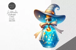 Halloween clipart, Potion bottle clipart, Kids Halloween Product Image 1