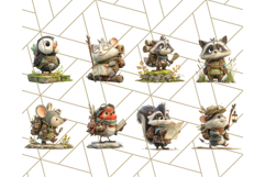 56 Tiny Explorers Clipart PNG, Animal Adventure PNG Product Image 7