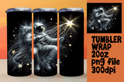 Beautiful Gift: 20oz Tumbler Wrap , Astronaut Product Image 1