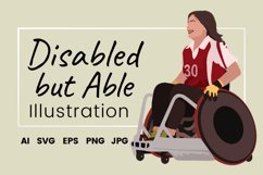 Disabled but Able Vector Illustration Product Image 1