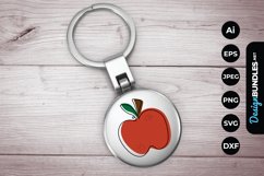 Monoline Fruits Keychain Product Image 1