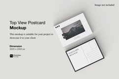 Top View Postcard Mockup Product Image 1