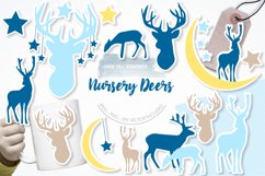 Nursery deers graphics and illustrations Product Image 1