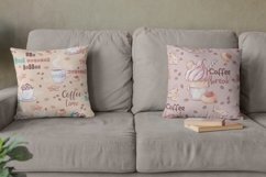 Coffee Time Seamless Patterns Set Product Image 5