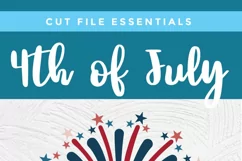 Fourth of july svg - a USA fireworks svg for crafters Product Image 5