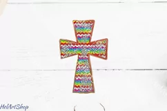 Cross Sublimation png, Religious png, Easter png Product Image 1